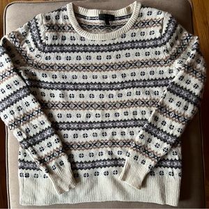 J. Crew Fair Isle wool sweater